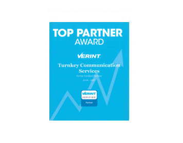 Top Partner Award Verint Verified Partner 2017